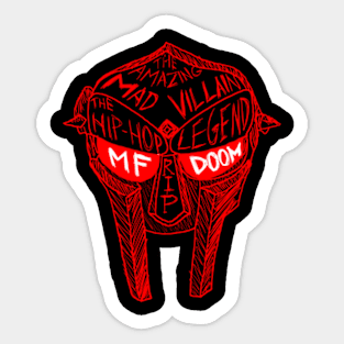 RIP MF DOOM the hip-hop legend Sticker